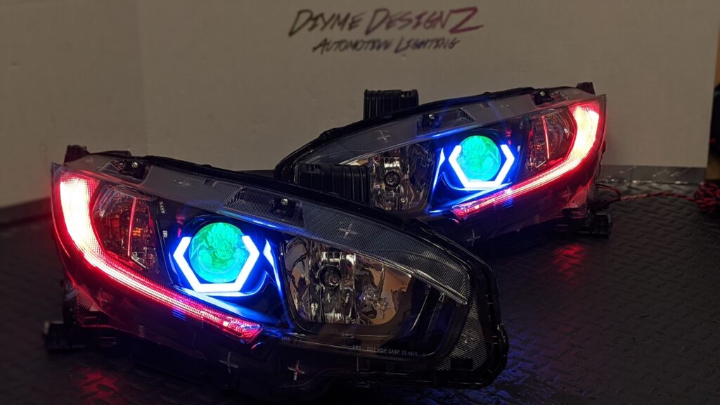 20162020 Honda Civic Halogen Headlight Build Diyme Designz